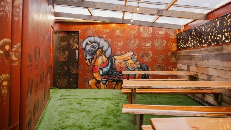 Beer Garden in Hobart Tas